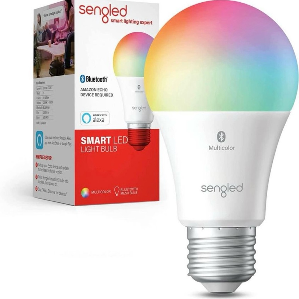 SMART LED LIGHT BULB, Color changing, Works with Alexa